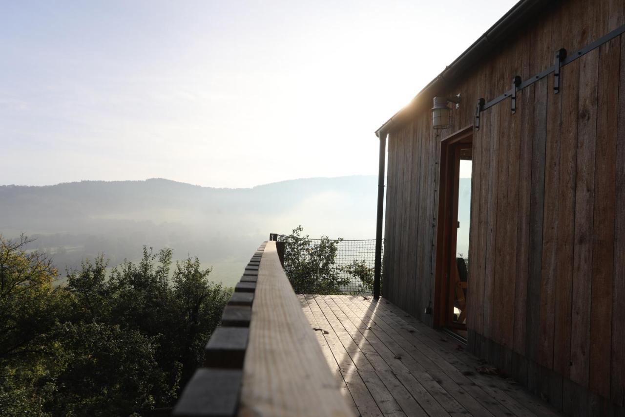 Tri Domky - Tiny Houses Depoltice エクステリア 写真
