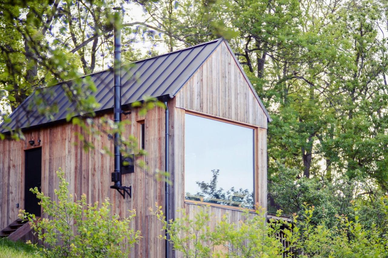 Tri Domky - Tiny Houses Depoltice エクステリア 写真
