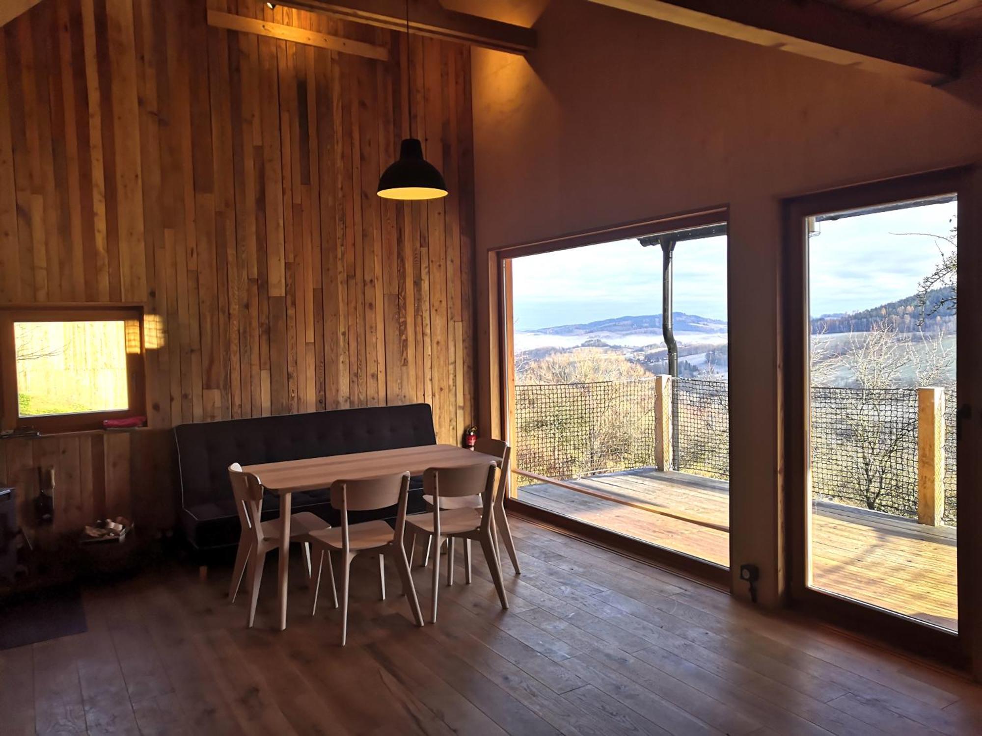 Tri Domky - Tiny Houses Depoltice エクステリア 写真