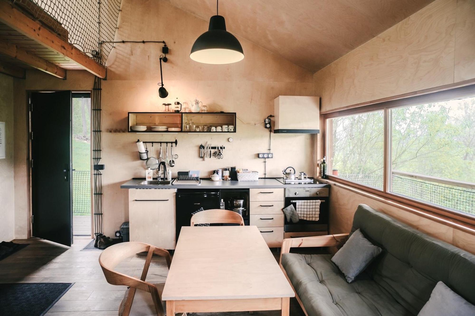 Tri Domky - Tiny Houses Depoltice エクステリア 写真